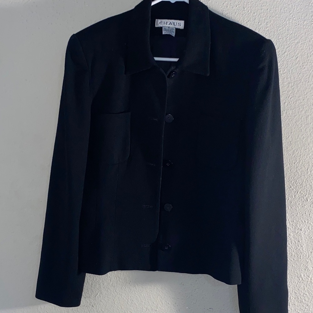 Chaus Classic Black Suit Jacket